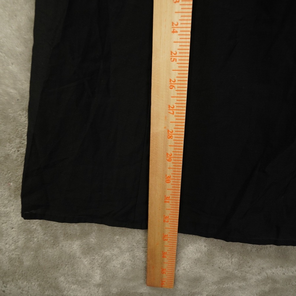 Banana Republic Dress Womens 12 NWT Black Lined Halter Ruffle Neck Chic Cocktail - Picture 8 of 11